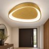 Plafoniera plettro moderna oro opaco led 30w cct 3000k 4000k 35cm