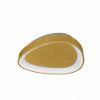 Plafoniera plettro moderna oro opaco led 30w cct 3000k 4000k 35cm