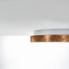 Plafoniera led 30w cct 3000k 4000k moderna plettro foglia rame