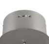 Lampada a sospensione led 8w cct 2300k 4000k dimmerabile nichel opaco