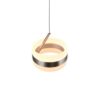 Lampada a sospensione led 8w cct 2300k 4000k dimmerabile nichel opaco