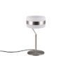 Lampada da tavolo led 8w cct 2300k 4000k dimmerabile nichel opaco