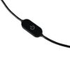 Lampada da tavolo led 8w cct 2300k 4000k dimmerabile nichel opaco