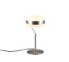 Lampada da tavolo led 8w cct 2300k 4000k dimmerabile nichel opaco