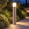 Lampioncino ip54 60cm moderno da esterno plettro oro rosato