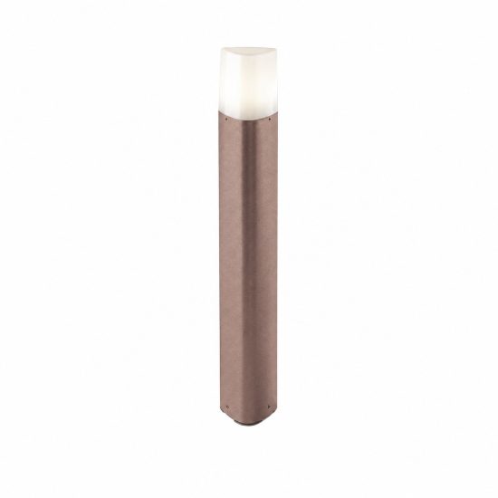 Lampioncino ip54 60cm moderno da esterno plettro oro rosato