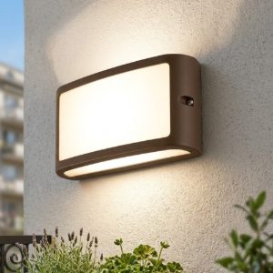 Applique per esterno da balcone marrone led 10w 3000k moderno ip65
