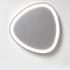 Plafoniera led 36w cct 3000k 4000k plettro moderna grigio perla