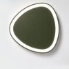 Plafoniera led 36w cct 3000k 4000k 50cm moderna plettro verde oliva