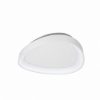 Plafoniera led 36w cct 3000k 4000k moderna plettro bianca 50cm