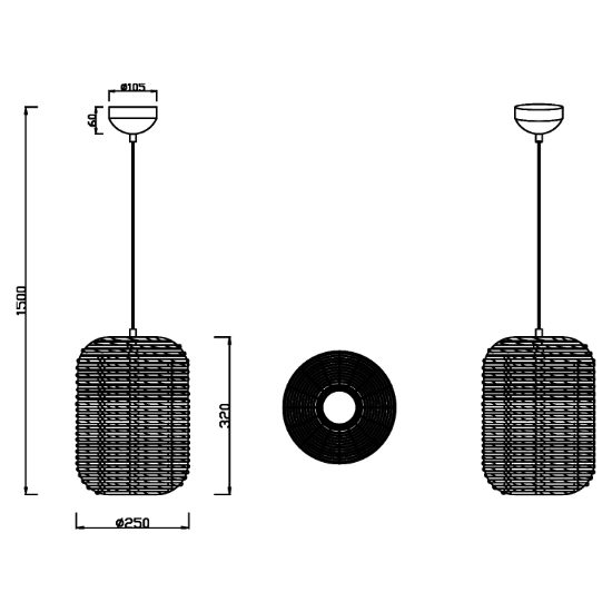 Lampadario da cucina design contemporaneo