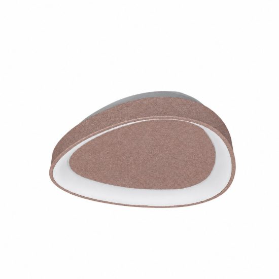 Plafoniera led 36w cct 3000k 4000k moderna plettro oro rosato