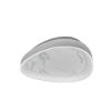 Plafoniera led 48w cct 3000k 4000k plettro moderna marmo bianco