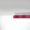 Plafoniera led 48w cct 3000k 4000k moderna plettro magenta