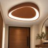 Plafoniera led 48w cct 3000k 4000k moderna plettro rame opaco