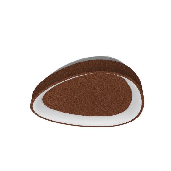 Plafoniera led 48w cct 3000k 4000k moderna plettro rame opaco