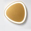 Plafoniera led 48w cct 3000k 4000k plettro moderna oro opaco