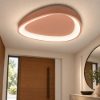 Plafoniera plettro moderna pesca led 48w cct 3000k 4000k