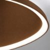 Plafoniera led 48w cct 3000k 4000k moderna plettro ruggine
