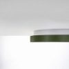 Plafoniera led 48w cct 3000k 4000k moderna plettro verde oliva 65cm