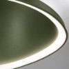 Plafoniera led 48w cct 3000k 4000k moderna plettro verde oliva 65cm