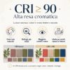 Plafoniera led 48w cct 3000k 4000k plettro moderna verde salvia