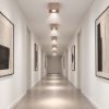 Faretto led 10w 3000k moderno da soffitto per soggiorno quadrato oro rosato