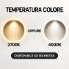 Faretto moderno quadrato bordeaux da soffitto led 10w 3000k