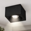 Faretto da soffitto per cucina moderno quadrato nero led 10w 3000k