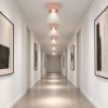 Faretto da soffitto moderno quadrato pesca led 10w 3000k