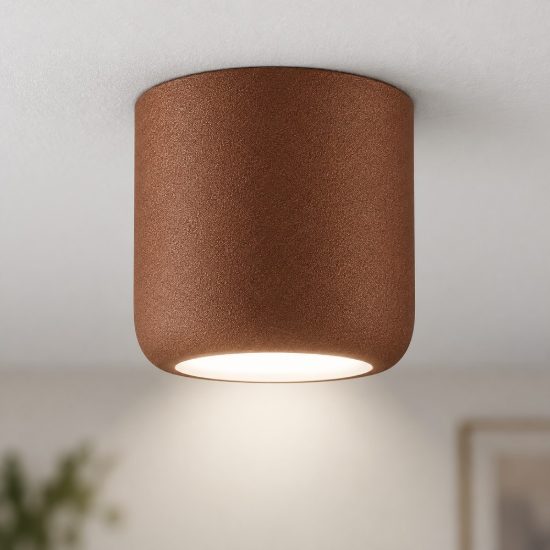 Faretto led 10w cct 3000k 4000k da soffitto moderno rame opaco ip44
