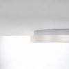 Plafoniera moderna plettro marmo nero led 60w cct 3000k 4000k 80cm
