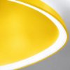 Plafoniera led 60w cct 3000k 4000k plettro moderna giallo girasole