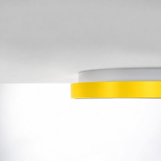 Plafoniera led 60w cct 3000k 4000k plettro moderna giallo girasole