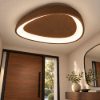 Plafoniera led 60w cct 3000k 4000k moderna plettro ruggine 80cm