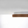 Plafoniera led 60w cct 3000k 4000k moderna plettro ruggine 80cm