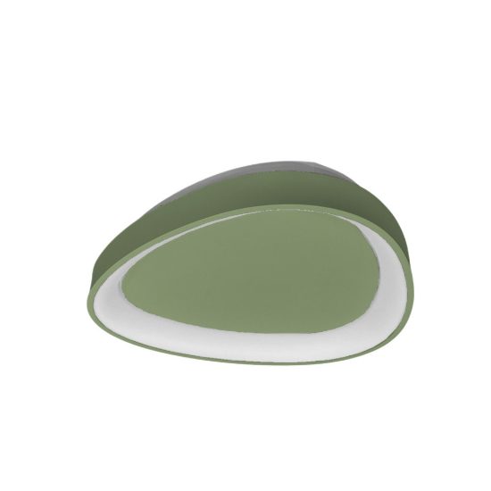 Plafoniera led 60w cct 3000k 4000k plettro moderna verde salvia