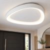 Plafoniera led 60w cct 3000k 4000k moderna plettro bianco