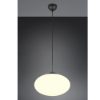 Lampadario per tavolo da pranzo sfera ovale vetro