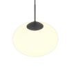 Lampadario per tavolo da pranzo sfera ovale vetro