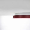 Plafoniera plettro moderna bordeaux led 60w cct 3000k 4000k 80cm