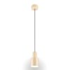 Lampada a sospensione beige per penisola cucina