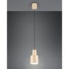 Lampada a sospensione beige per penisola cucina