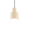 Lampada a sospensione beige per penisola cucina