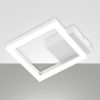 Fabas bard applique da parete led 11w 3000k dimmerabile moderna bianco