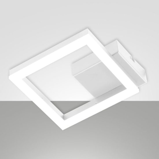 Fabas bard applique da parete led 11w 3000k dimmerabile moderna bianco