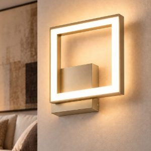 Fabas bard applique moderna oro opaco led 11w 3000k dimmerabile