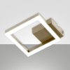 Fabas bard applique moderna oro opaco led 11w 3000k dimmerabile