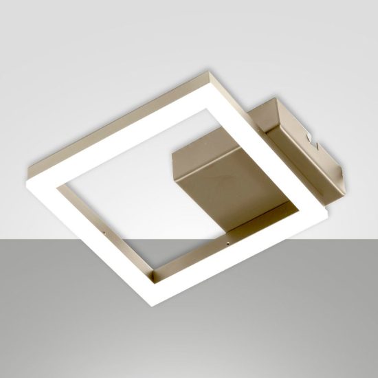 Fabas bard applique moderna oro opaco led 11w 3000k dimmerabile