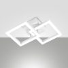 Fabas bard plafoniera led 21w 3000k dimmerabile moderna bianco